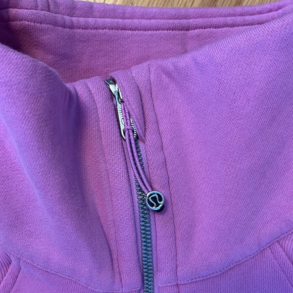 Lululemon Pink Scuba Cropped Funnel Neck Sweatshirt XS/S - Picture 2 of 7